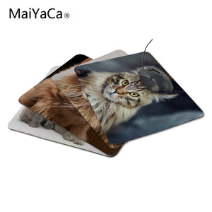 MaiYaCa Maine Coon Cat Hot Sale 18*22cm and 25*29cm Mouse Pad Mat Comfort Mice Pads (4756221100102)